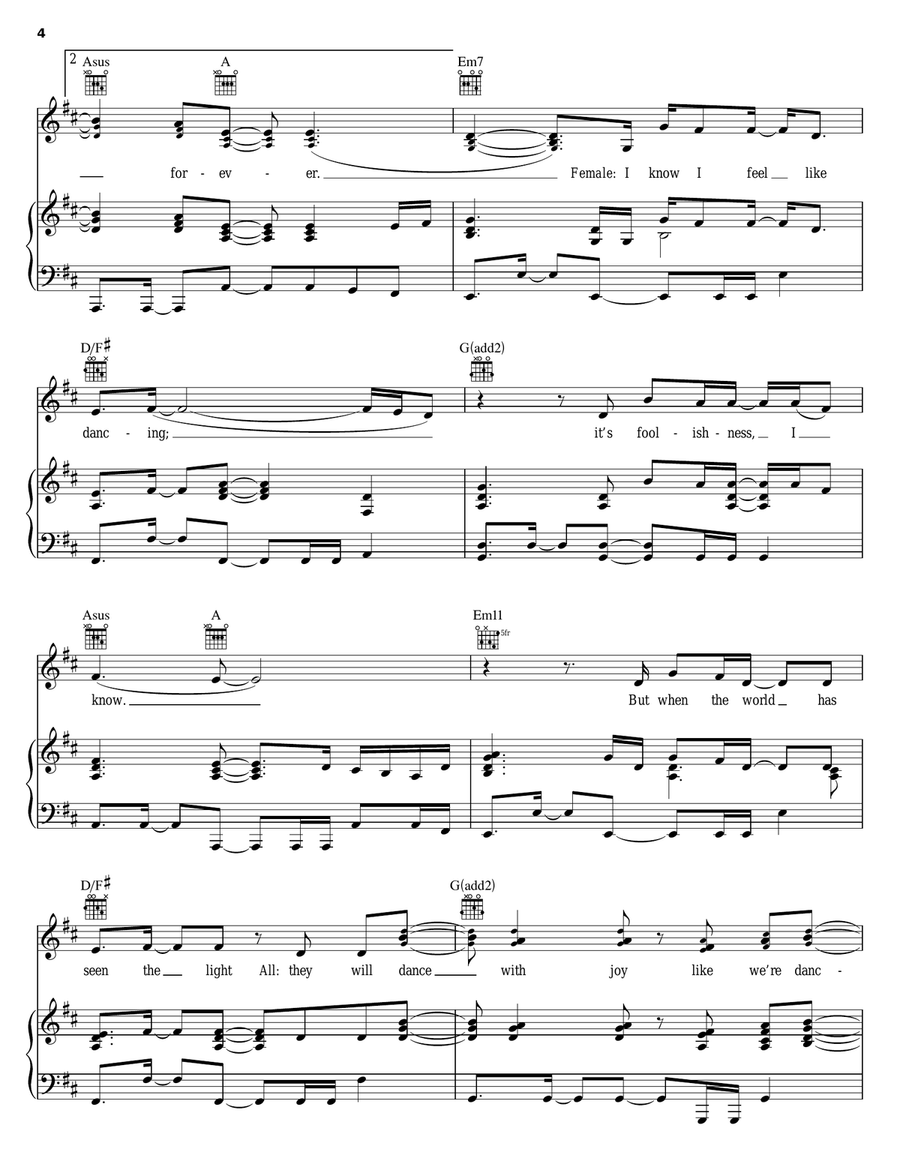 I Could Sing Of Your Love Forever Piano, Vocal, Guitar scores gallery preview page 4