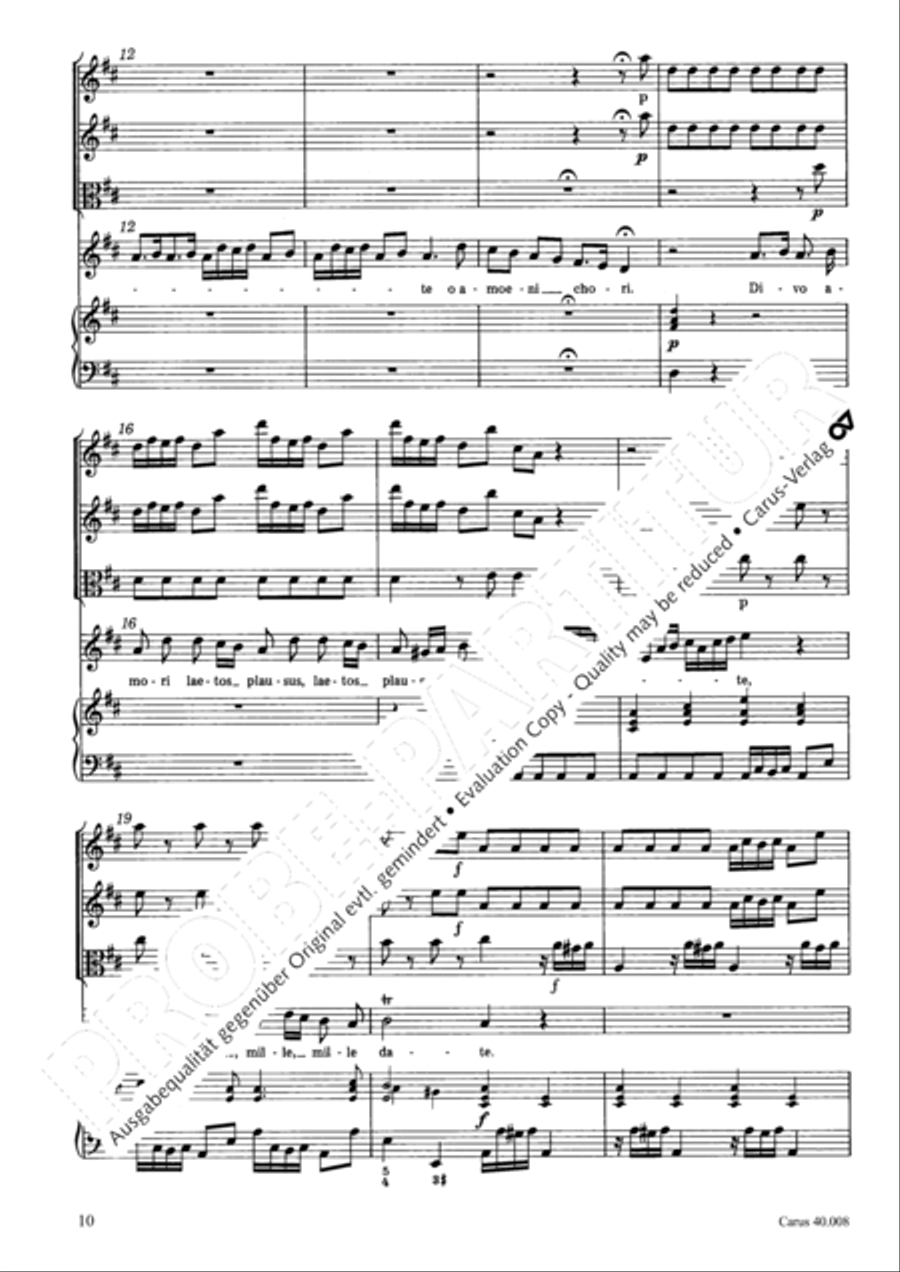 Introduzione e Gloria 4-Part scores gallery preview page 11