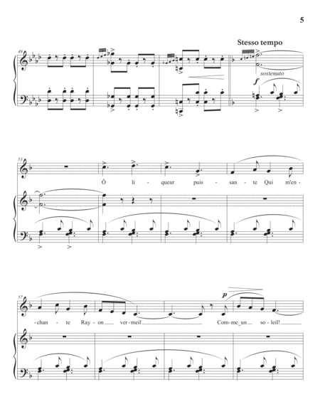 MASSENET: L'improvisateur (transposer to F minor)