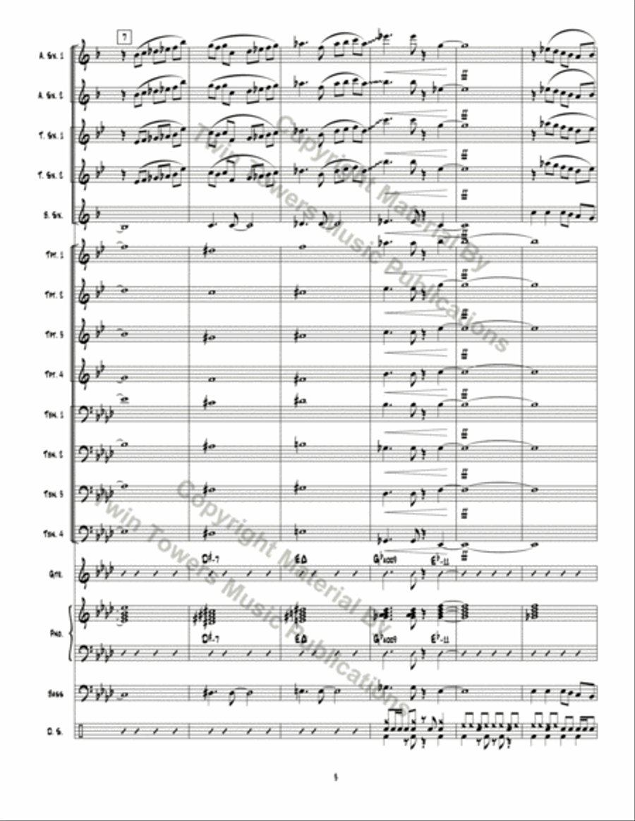 Optimistic Toasters Optimistic Toasters Jazz Ensemble scores gallery preview page 4