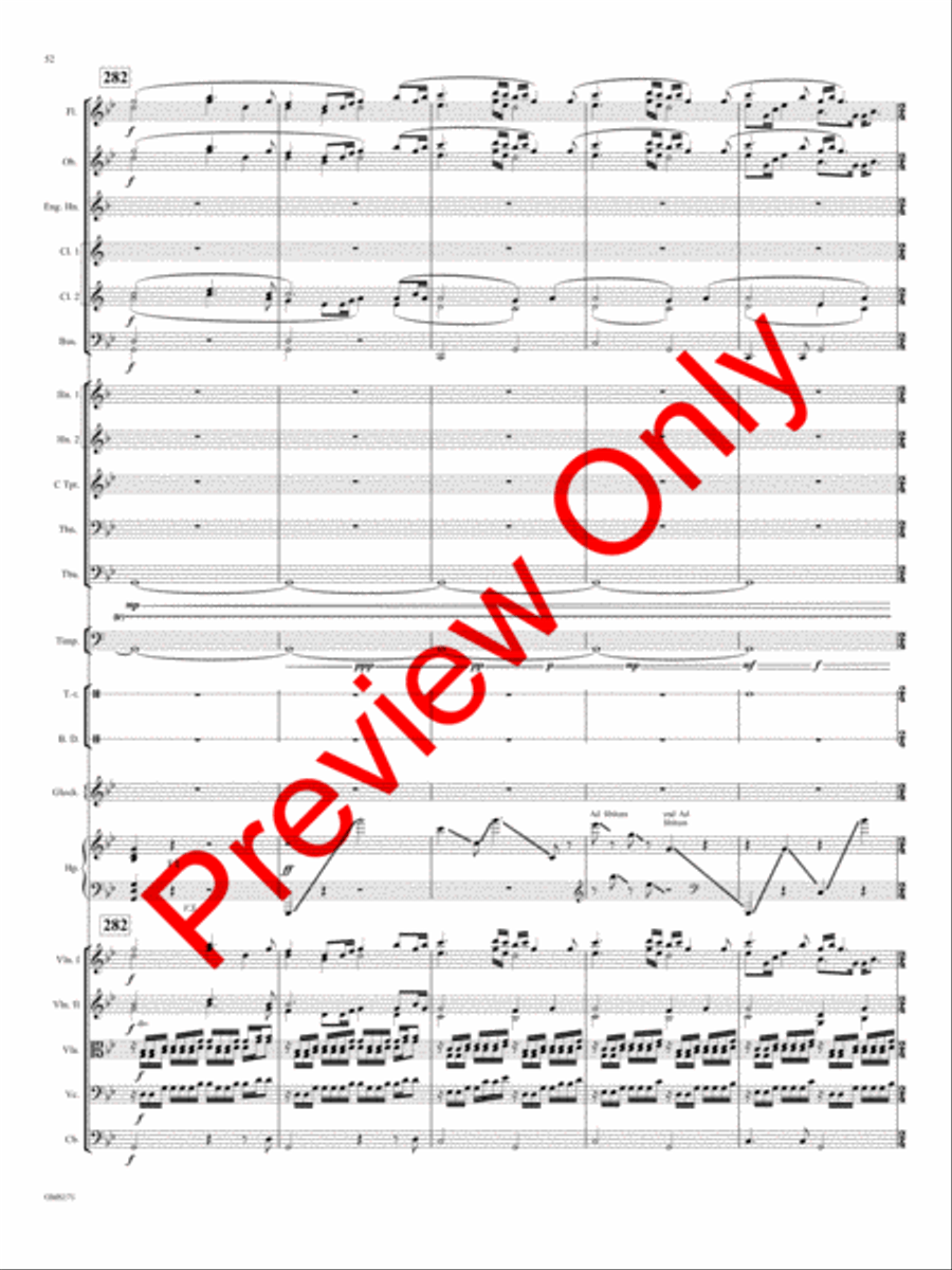 Anishinaabeg Rhapsody Orchestra scores gallery preview page 55