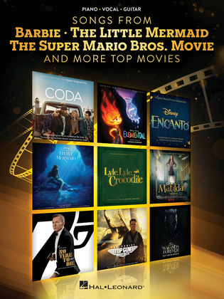 Book cover for Songs from Barbie, The Little Mermaid, The Super Mario Bros. Movie, and More Top Movies