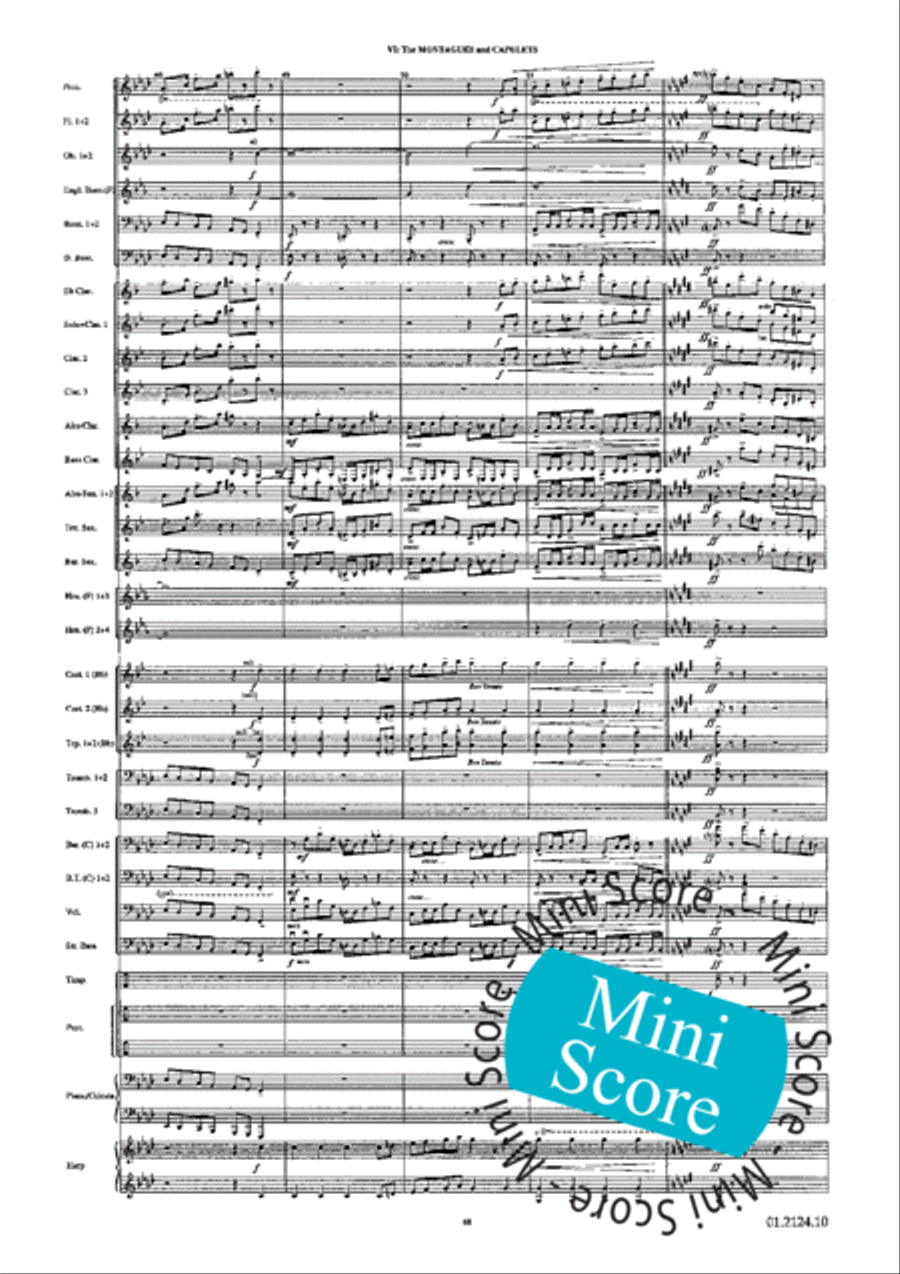 Romeo and Juliet Romeo and Juliet Concert Band scores gallery preview page 72