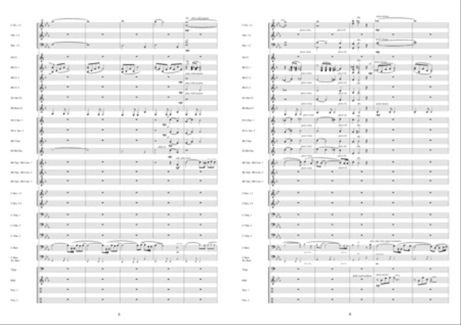 Comme d'Habitude Comme d'Habitude Concert Band scores gallery preview page 4