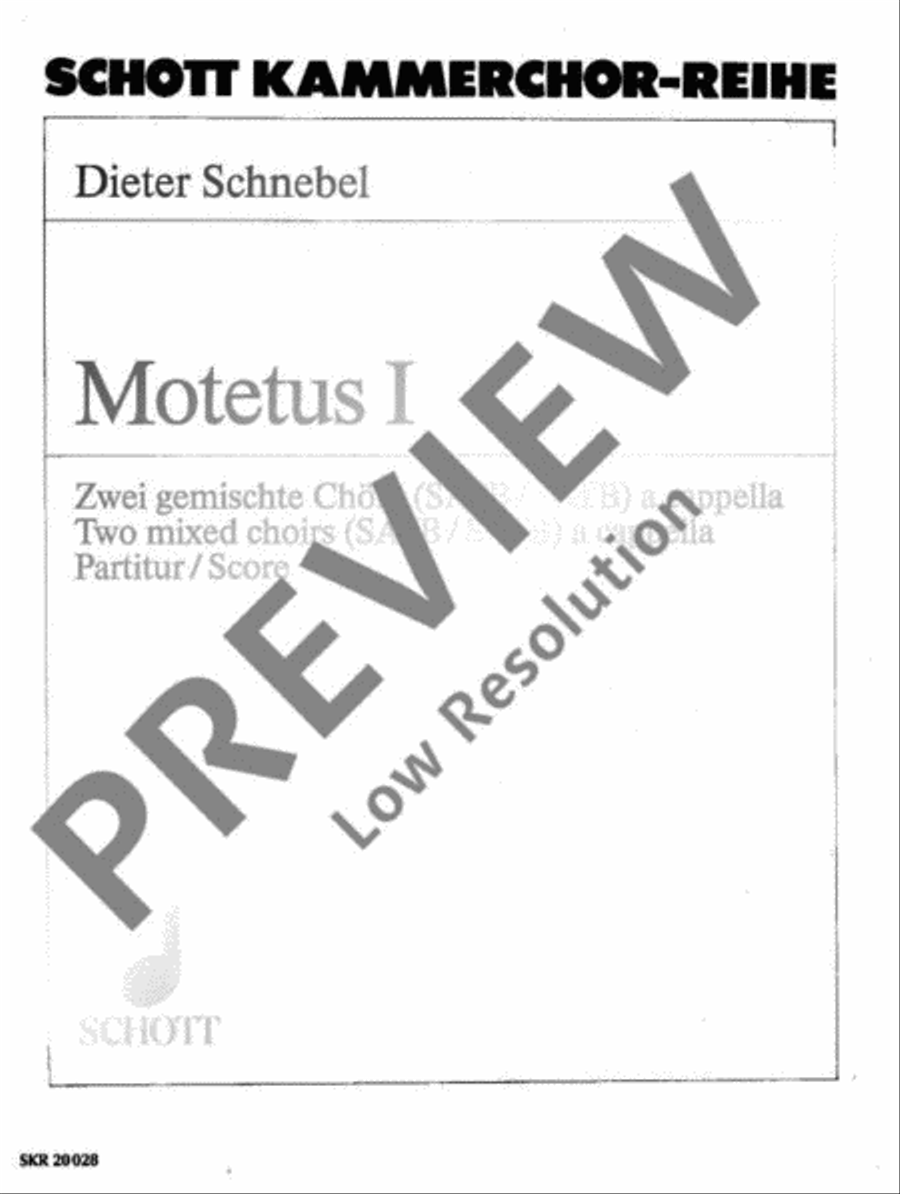 Motetus I 4-Part scores gallery preview page 2