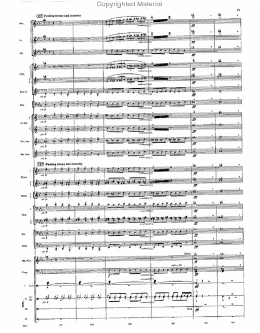 When Angels Weep Concert Band scores gallery preview page 28
