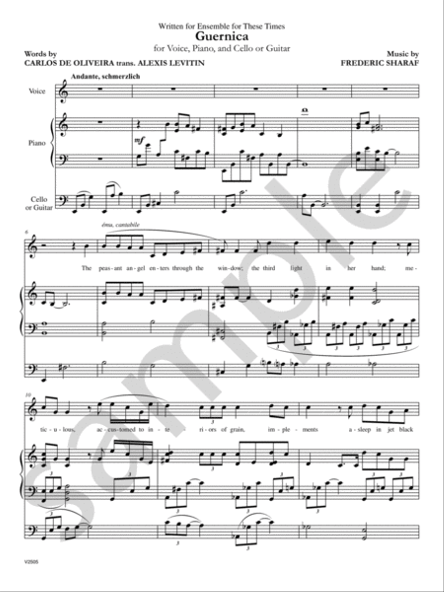 Guernica Guernica Voice scores gallery preview page 4