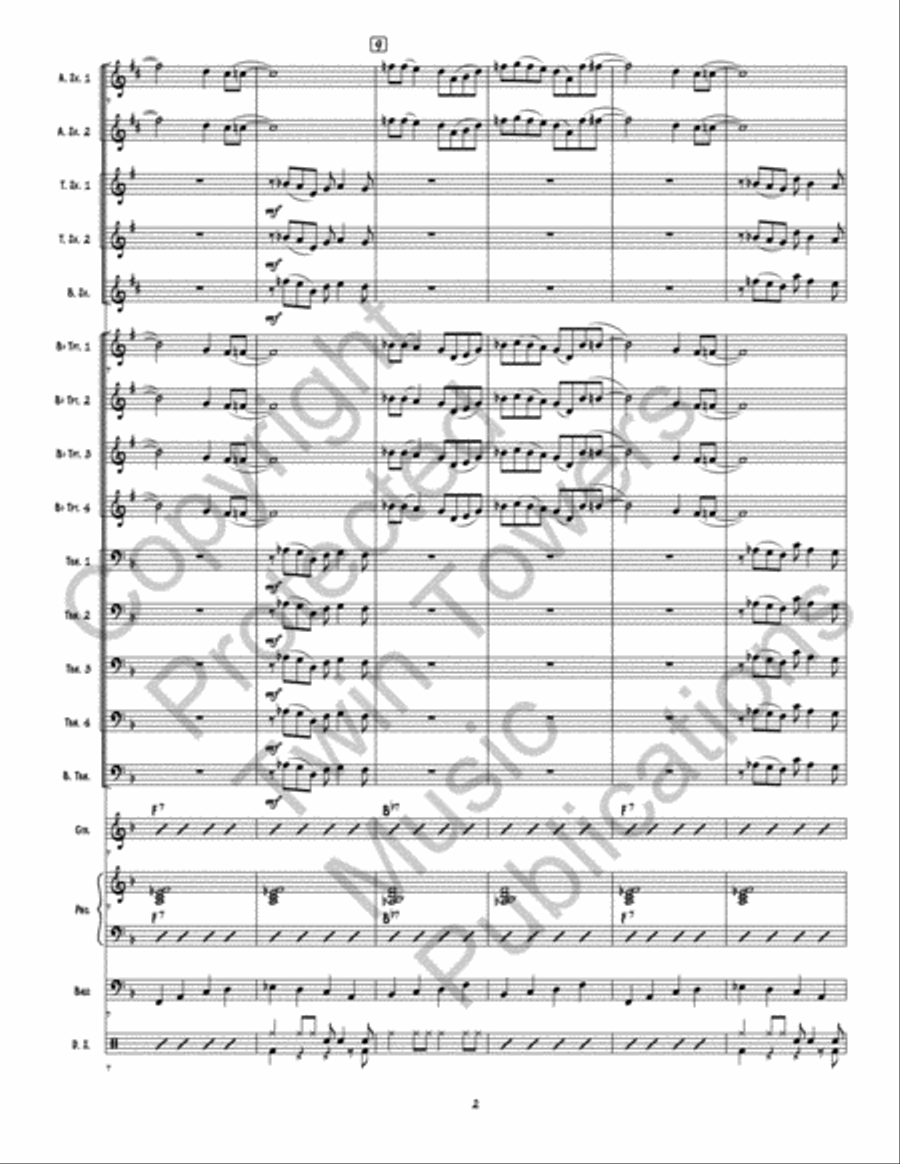 Williemakeit Blues Williemakeit Blues Jazz Ensemble scores gallery preview page 3
