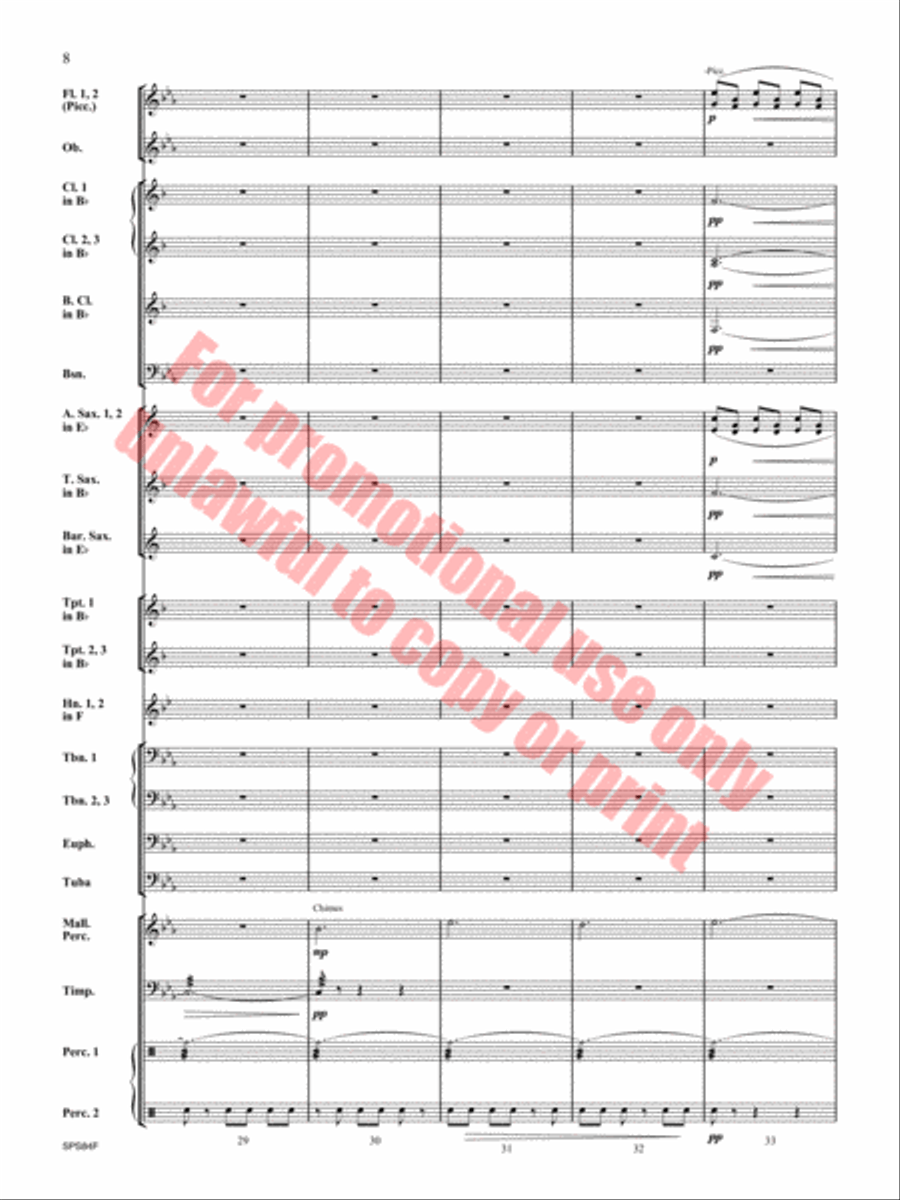 Victory Concert Band scores gallery preview page 9