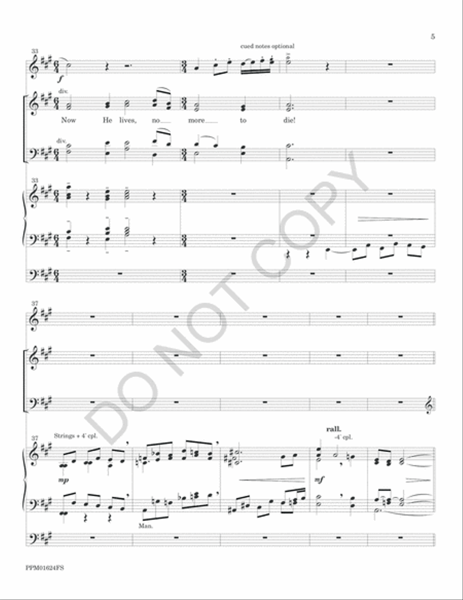 Christ, the Lord, is Risen Today - Full Score 4-Part scores gallery preview page 8