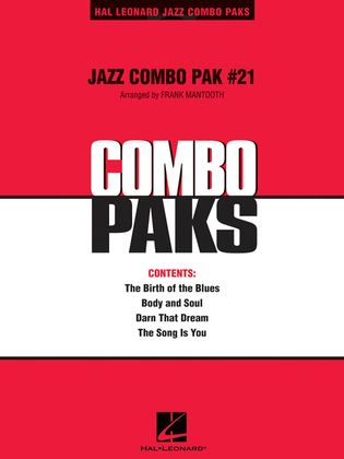 Book cover for Jazz Combo Pak #21