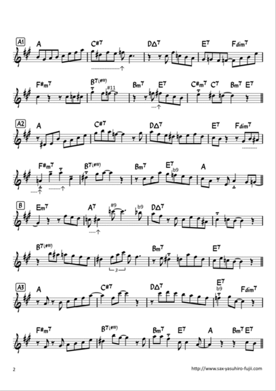 On The Sunny Side Of The Street by Jimmy McHugh - Alto