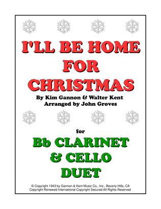 Book cover for I'll Be Home For Christmas