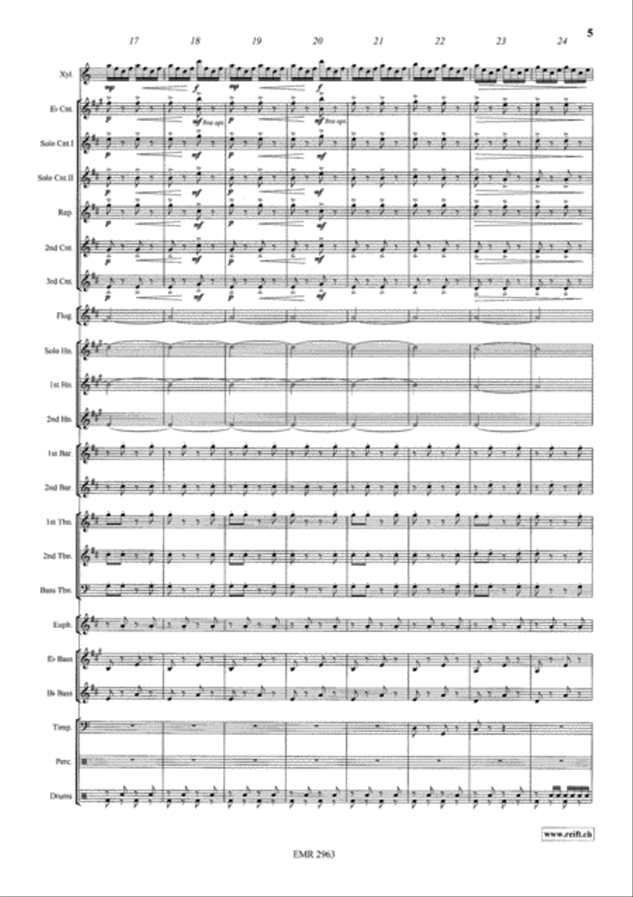 Zirkus Renz Brass Band scores gallery preview page 6