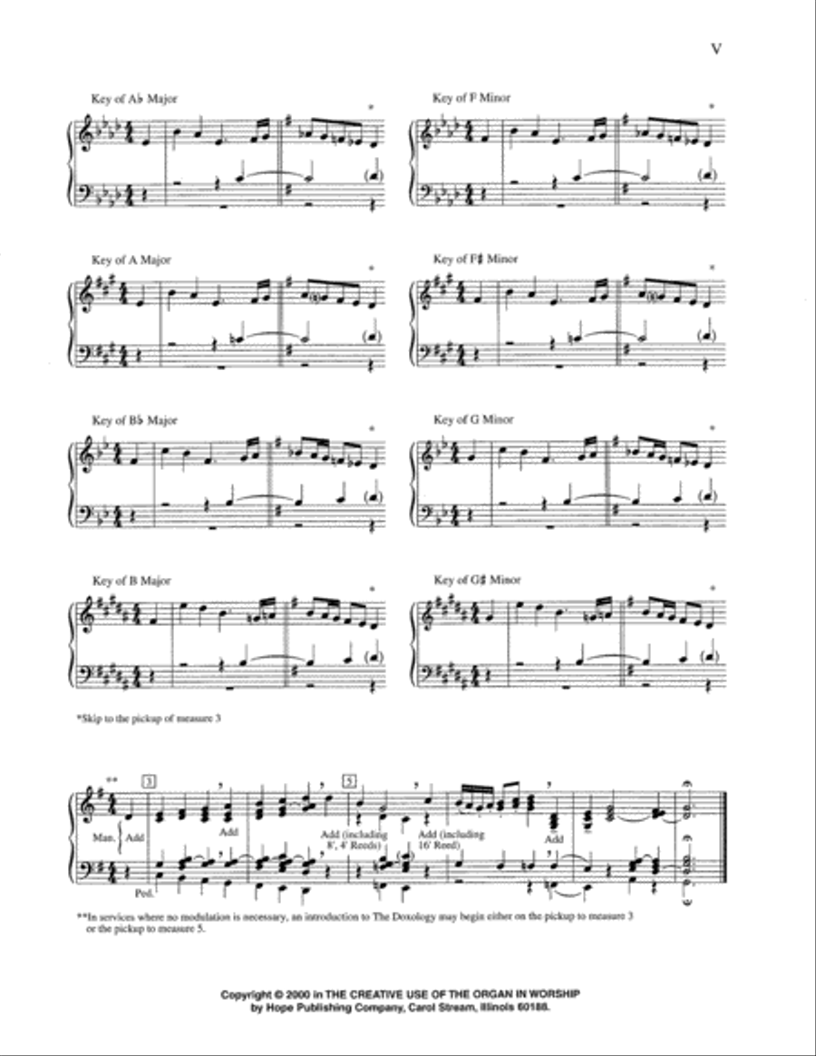 Creative Use of the Organ in Worship, The (Vol. 4) Organ Solo scores gallery preview page 4