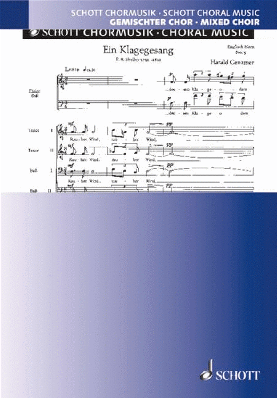 Klagegesang TB scores gallery preview page 1