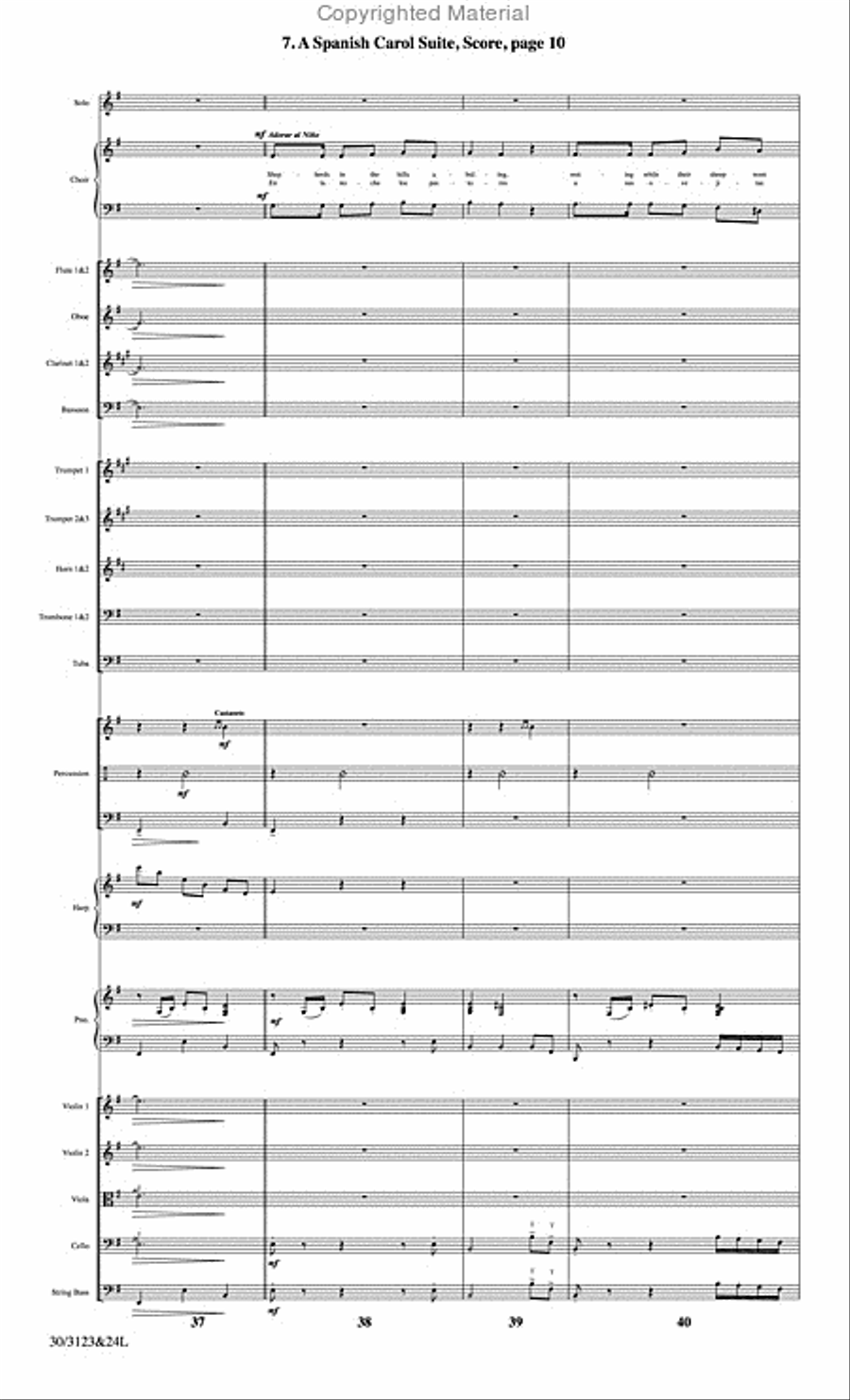 The Christmas Story - Set of Parts Choir scores gallery preview page 67