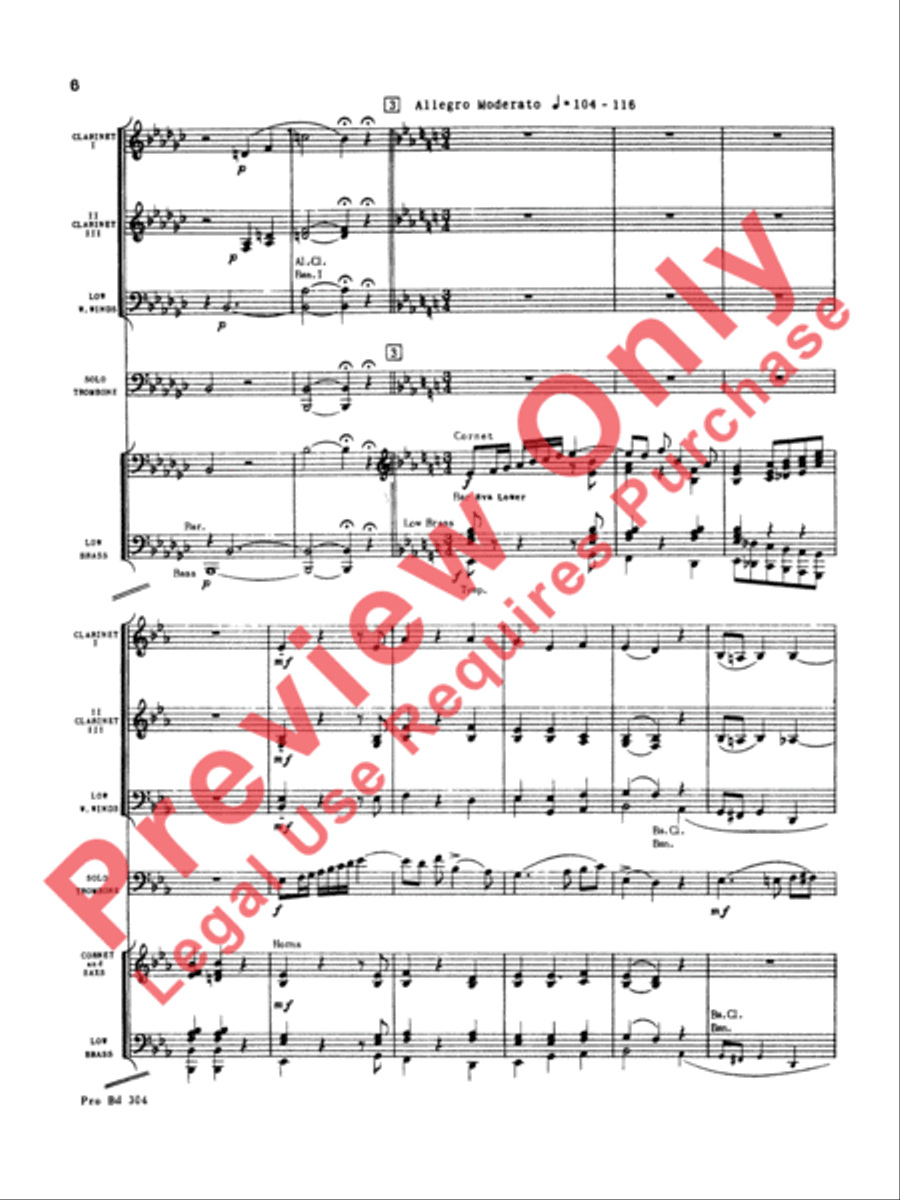 Morceau Symphonique Concert Band scores gallery preview page 7