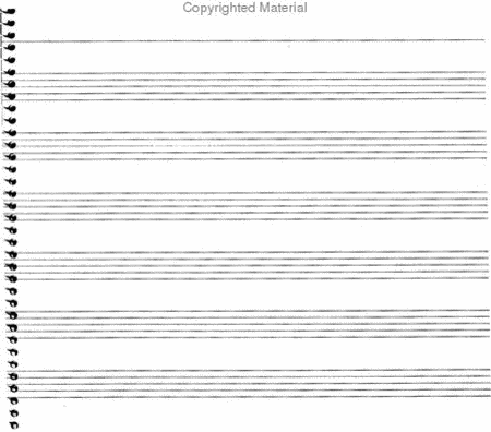 Music Manuscript Book