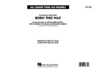 Book cover for Born This Way - Full Score