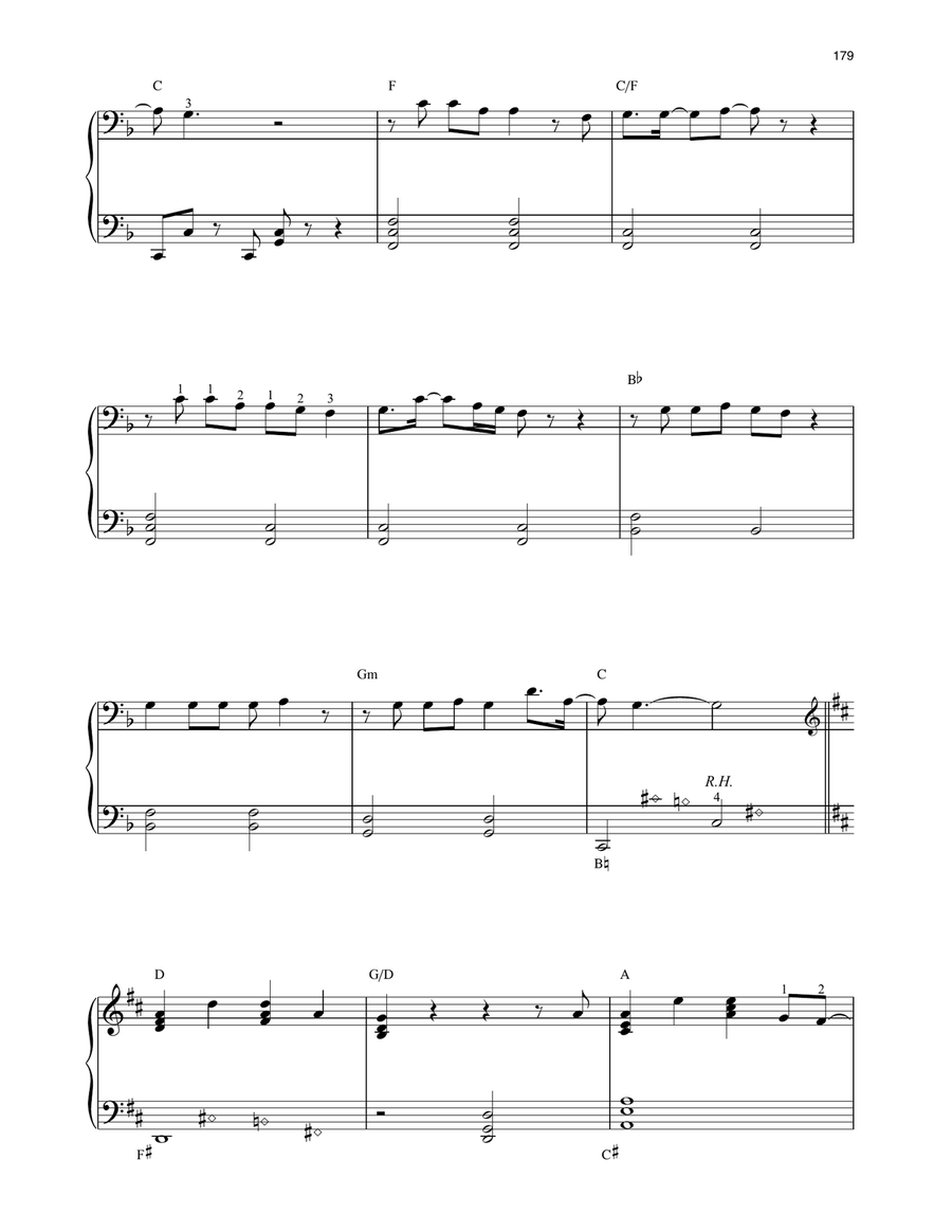 You'll Be In My Heart (from Tarzan) Harp scores gallery preview page 2