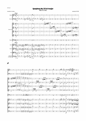 Haydn - Symphony No.72 in D major, Hob.I:72