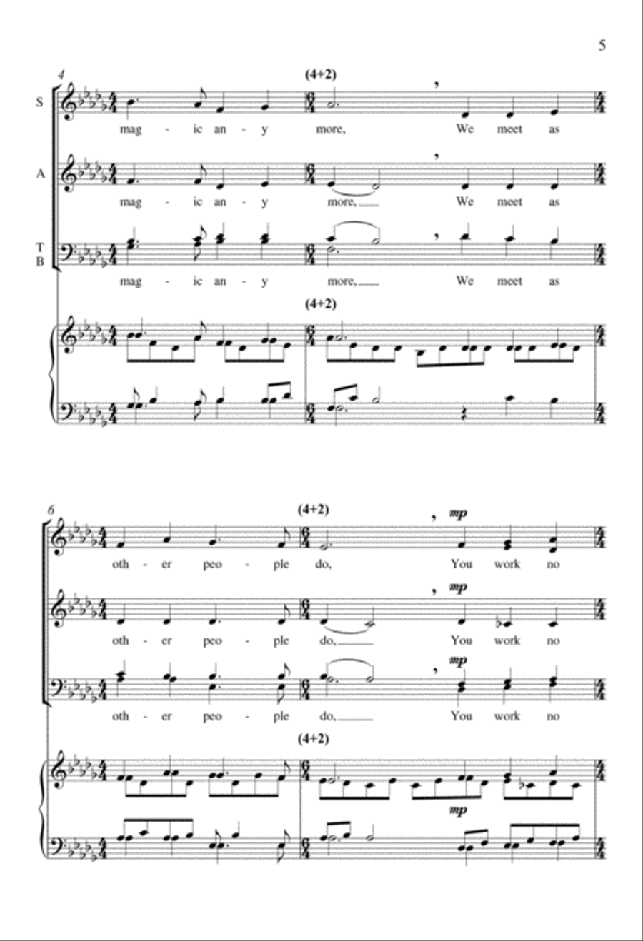After Love 4-Part scores gallery preview page 4