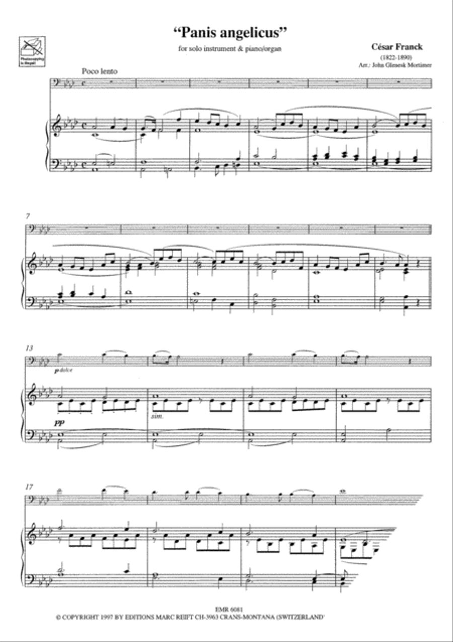 Panis Angelicus Horn scores gallery preview page 3