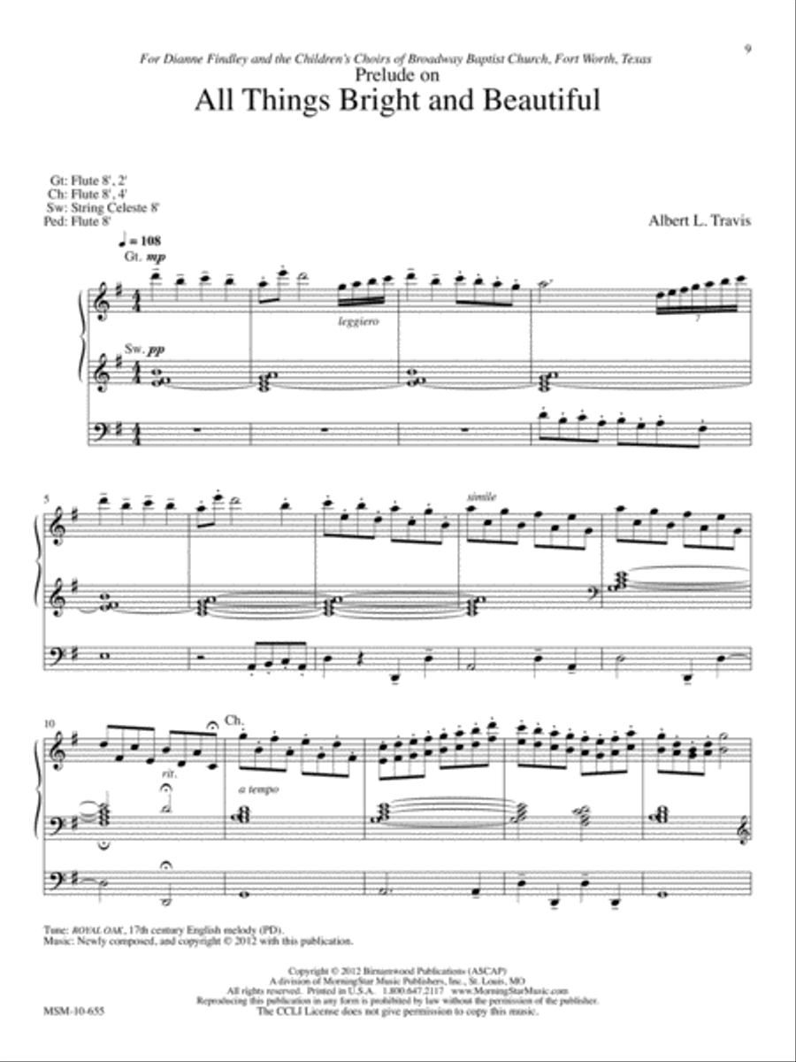 When In Our Music Three Hymn Settings for Organ Organ Solo scores gallery preview page 5