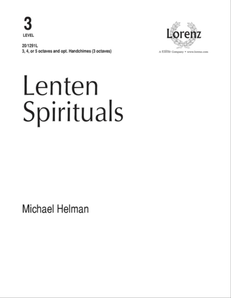 Lenten Spirituals Lenten Spirituals 5-Octaves scores gallery preview page 1