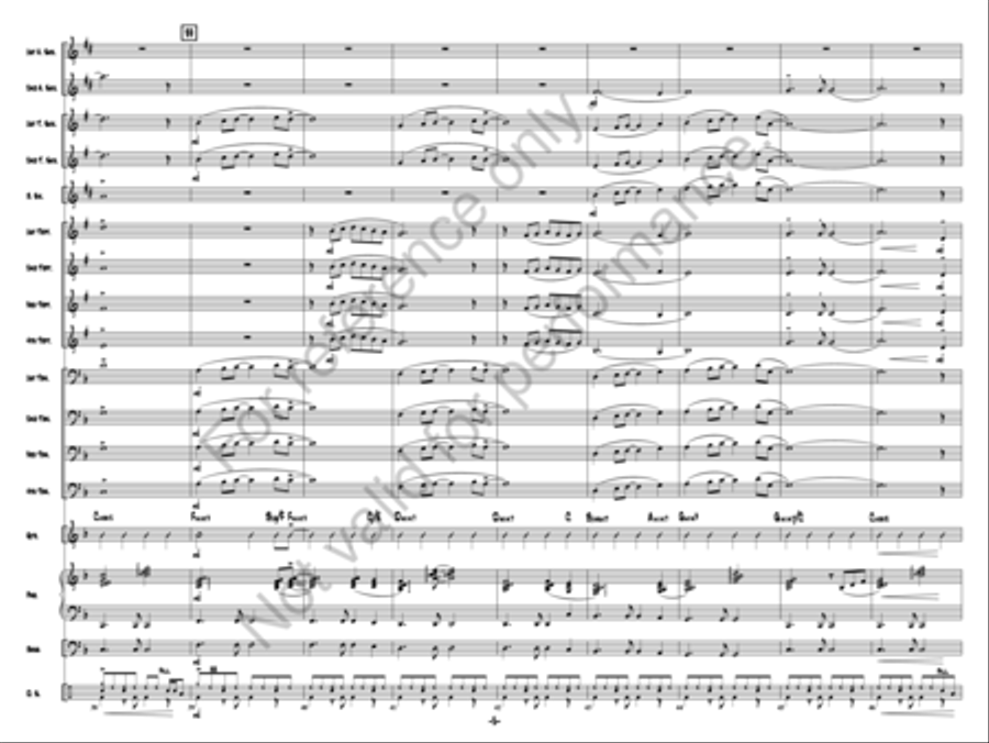Autumn Afternoon Jazz Ensemble scores gallery preview page 6