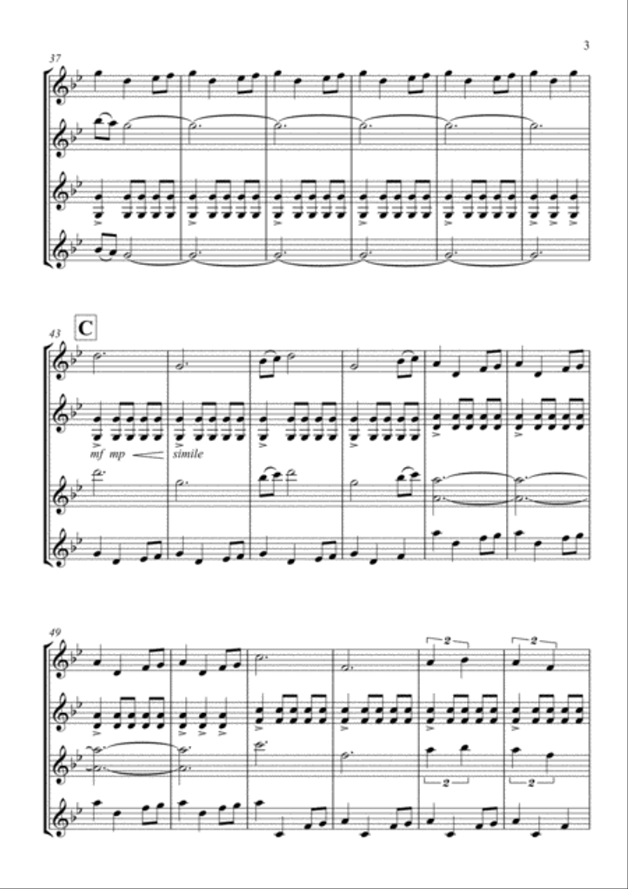 Game Of Thrones String Quartet scores gallery preview page 5