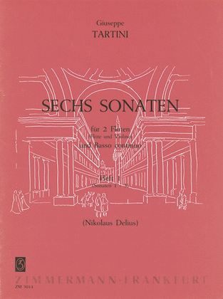 Book cover for 6 Sonatas Heft 1