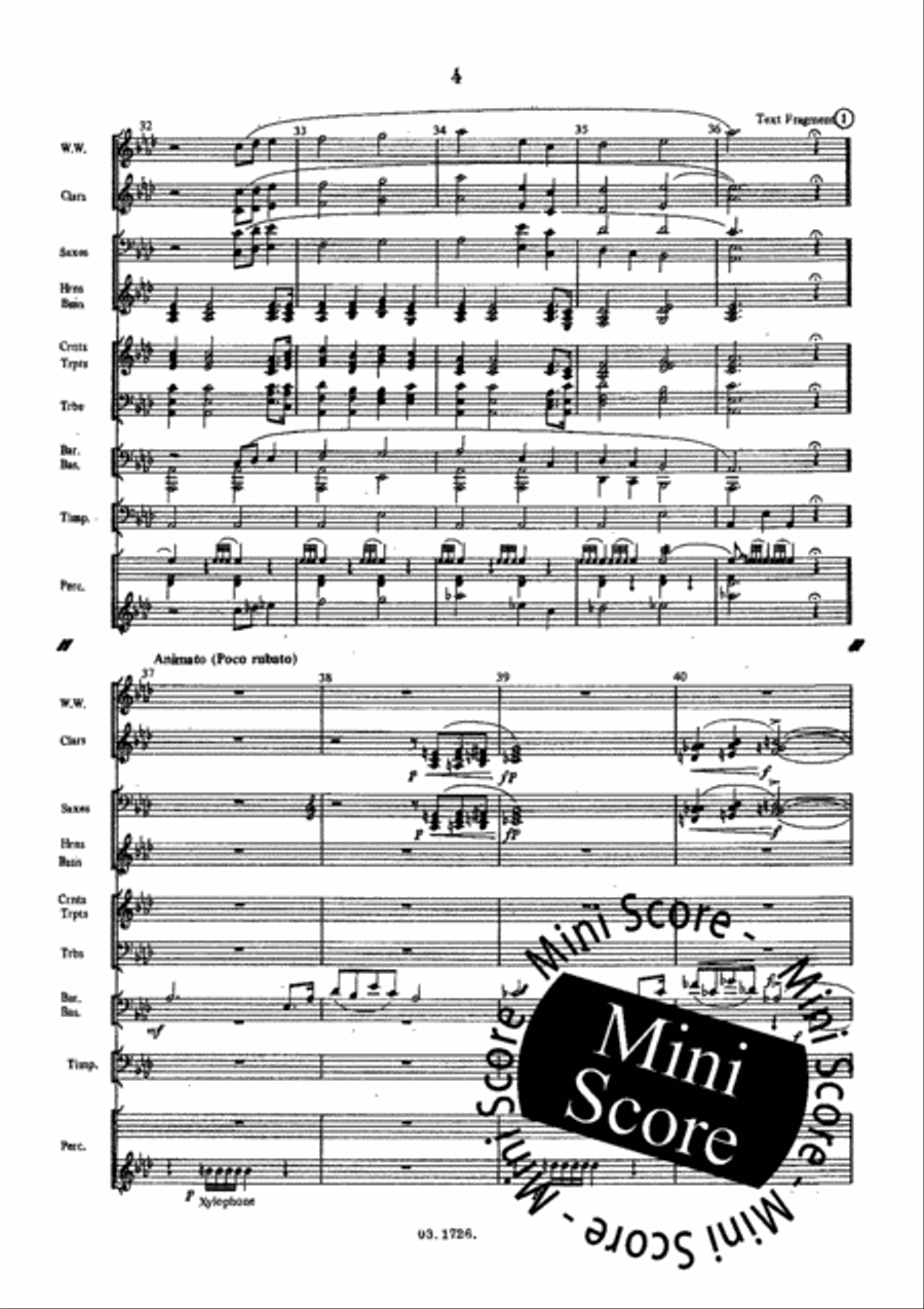 A New Dress for the Emperor Concert Band scores gallery preview page 13