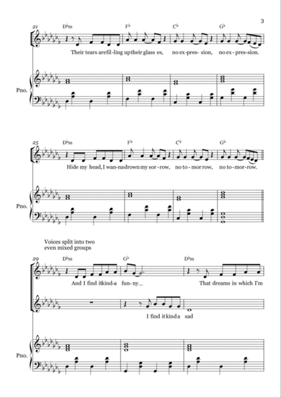 Mad World Mad World TTBB scores gallery preview page 3
