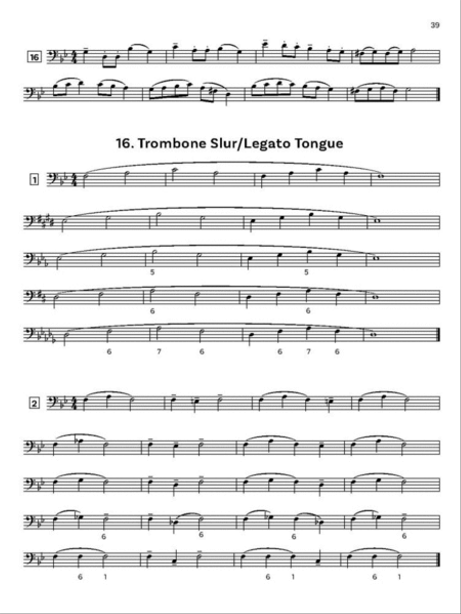 Arban Lite Book 2 Bass Clef Brass Trombone scores gallery preview page 2