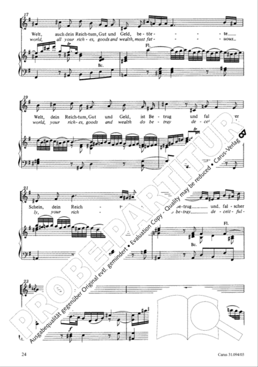 What has this world to give (Was frag ich nach der Welt) 4-Part scores gallery preview page 25