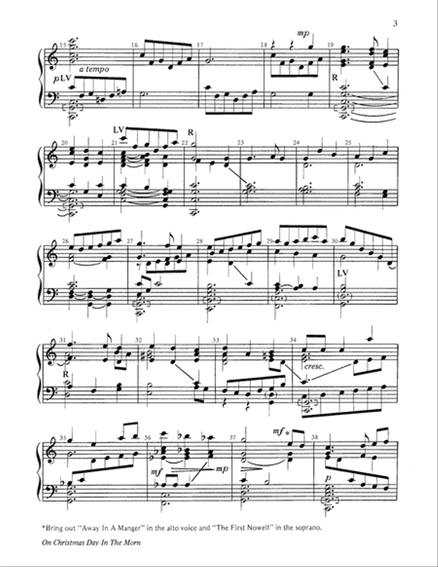 On Christmas Day in the Morn 5-Octaves scores gallery preview page 3