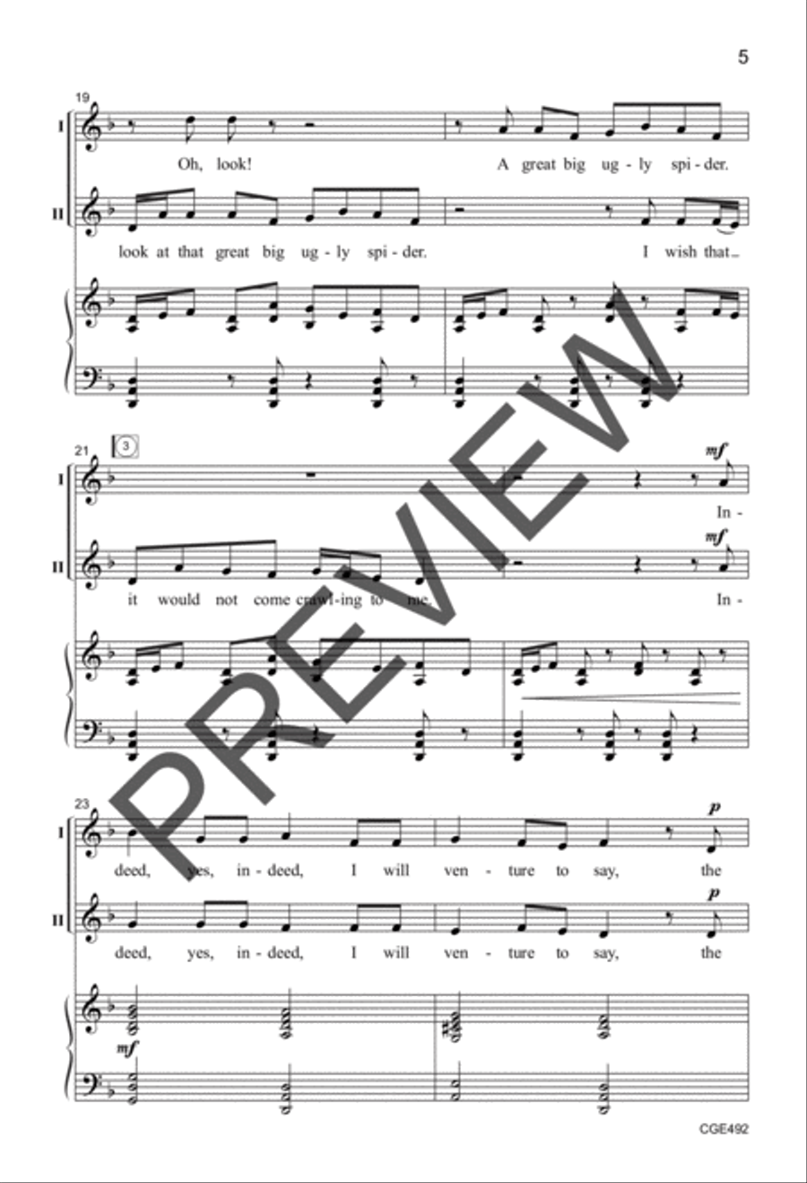 The Spider (Two-part) 2-Part scores gallery preview page 5