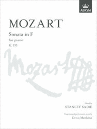 Book cover for Sonata in F
