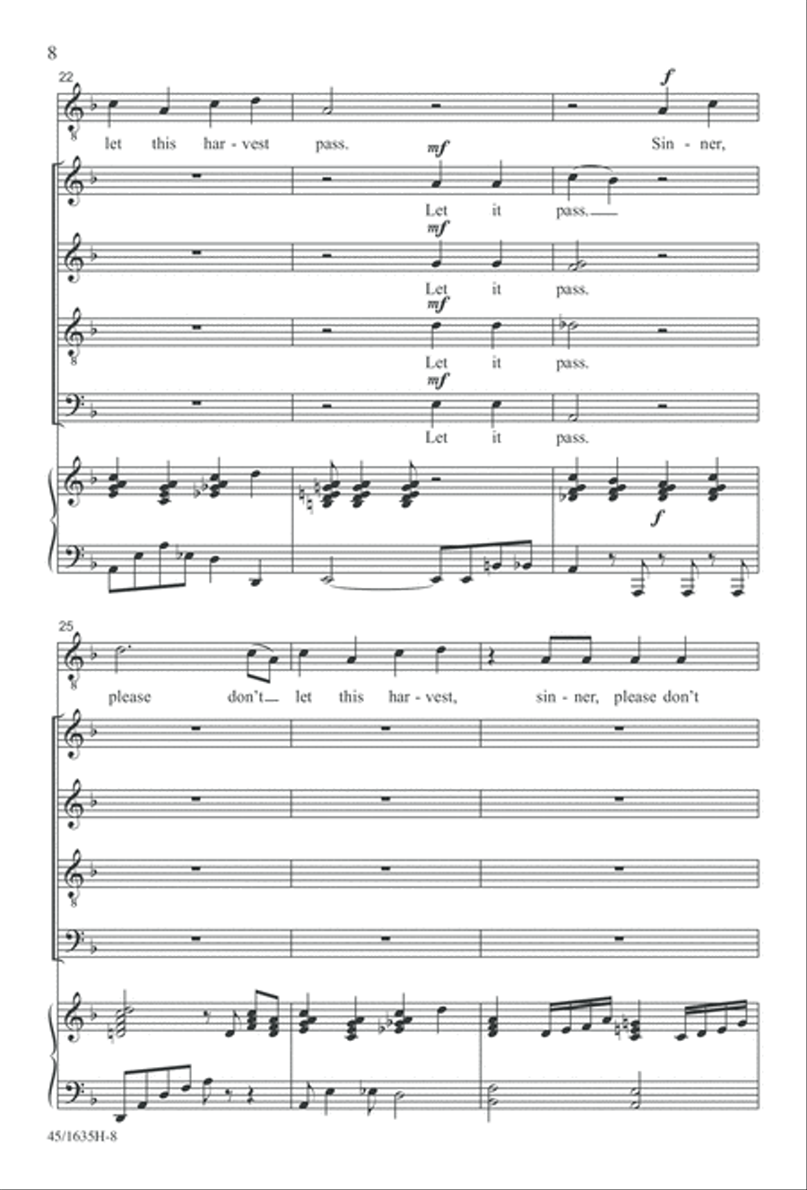 Mass: A Celebration of Love and Joy 4-Part scores gallery preview page 8