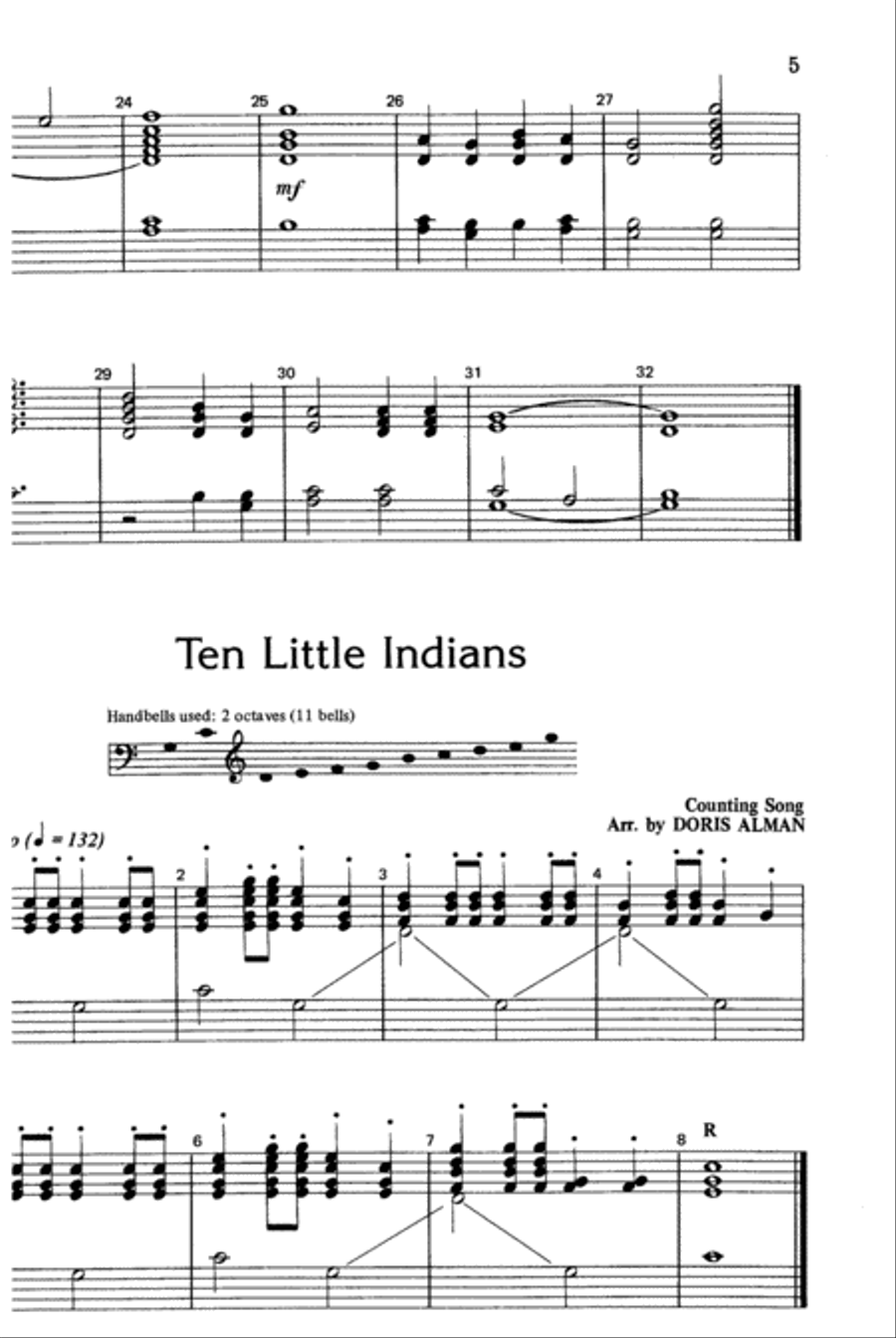 Folk Songs for Bells Folk Songs for Bells 2-Octaves scores gallery preview page 24