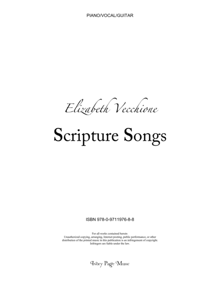 Scripture Songs Songbook