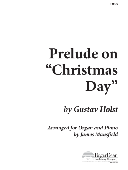 Prelude On Christmas Day