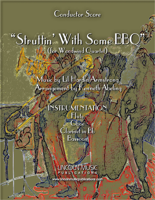 Book cover for Struttin’ With Some BBQ (for Woodwind Quartet)