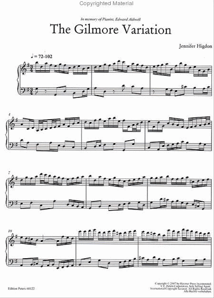 13 Ways of Looking at the Goldberg for Piano Piano scores gallery preview page 2