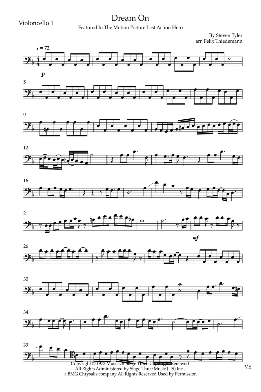 Dream On String Duet scores gallery preview page 5