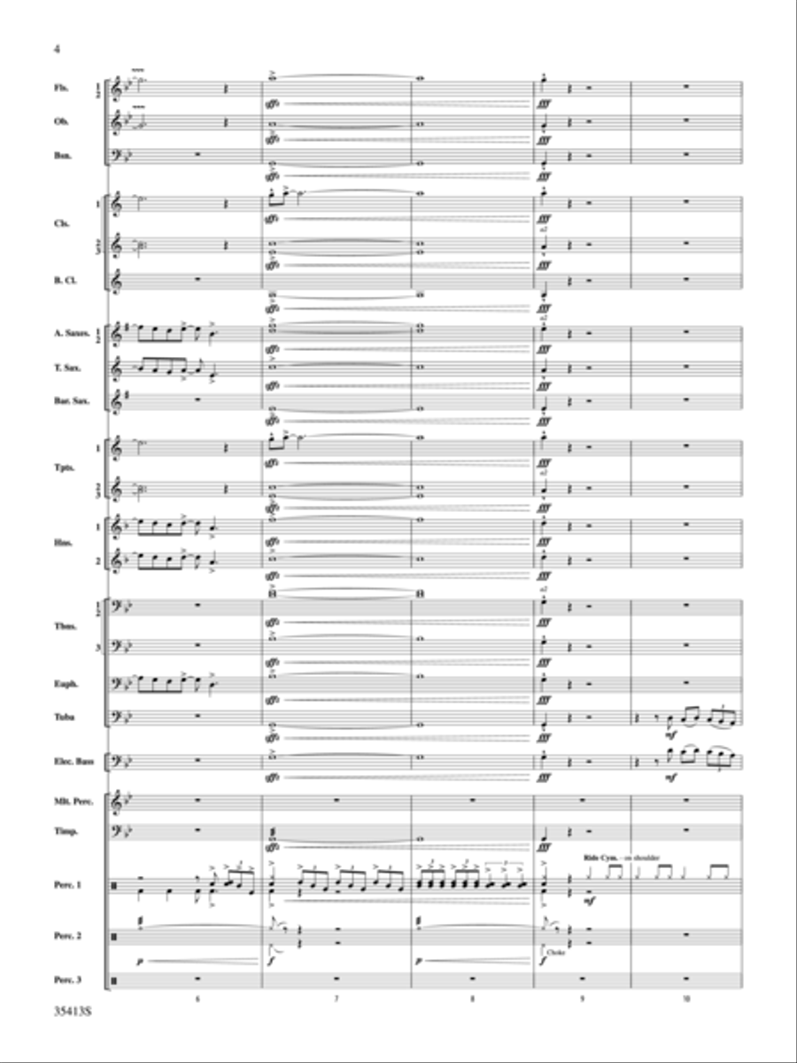 Crooner's Serenade Concert Band scores gallery preview page 3
