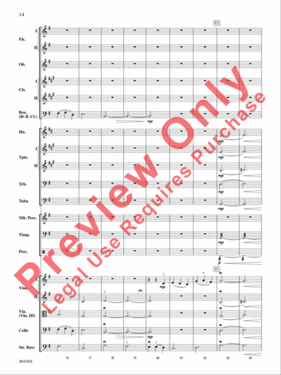 The Magic of Harry Potter Full Orchestra scores gallery preview page 15