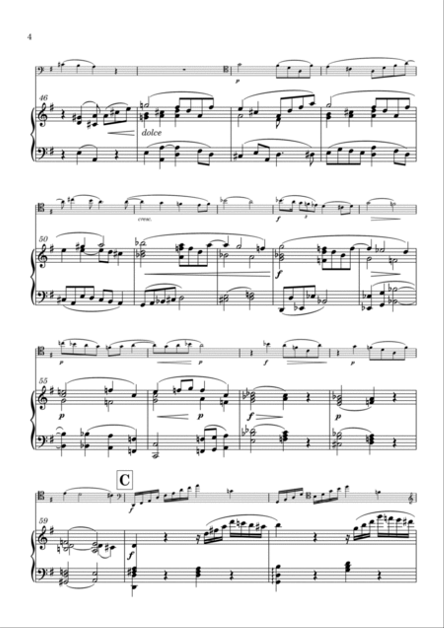 Concerto No. 2 for Violoncello, G-Major Piano scores gallery preview page 4